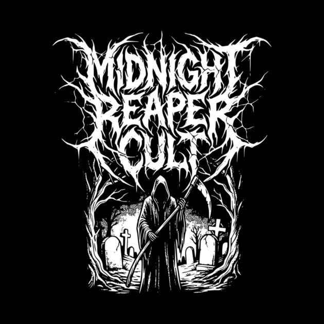 Midnight Reaper Death Metal Logo Design by Designed By Marty