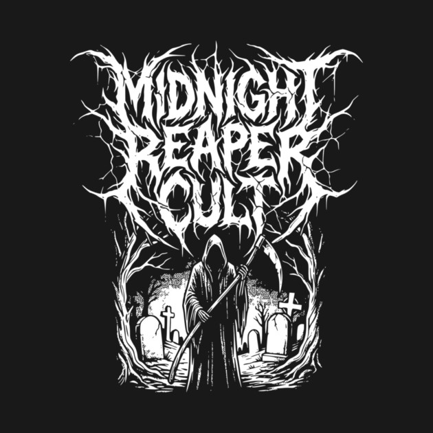 Midnight Reaper Death Metal Logo Design by Designed By Marty