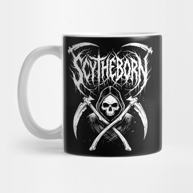 Scytheborn – Grim Reaper Death Metal Design by Designed By Marty