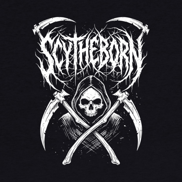 Scytheborn – Grim Reaper Death Metal Design by Designed By Marty
