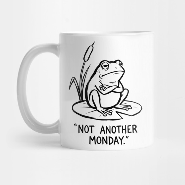 Grumpy Frog - Mondays Suck by Designed By Marty