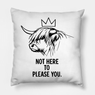 Regal Cow Wisdom for Introverts Pillow