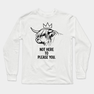 Regal Cow Wisdom for Introverts Long Sleeve T-Shirt