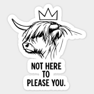 Regal Cow Wisdom for Introverts Sticker
