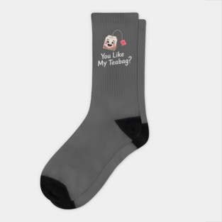Tea Bag - Do you like my tea bag - Video game funny Socks