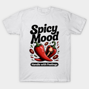 Spicy Mood Chili Illustration T-Shirt