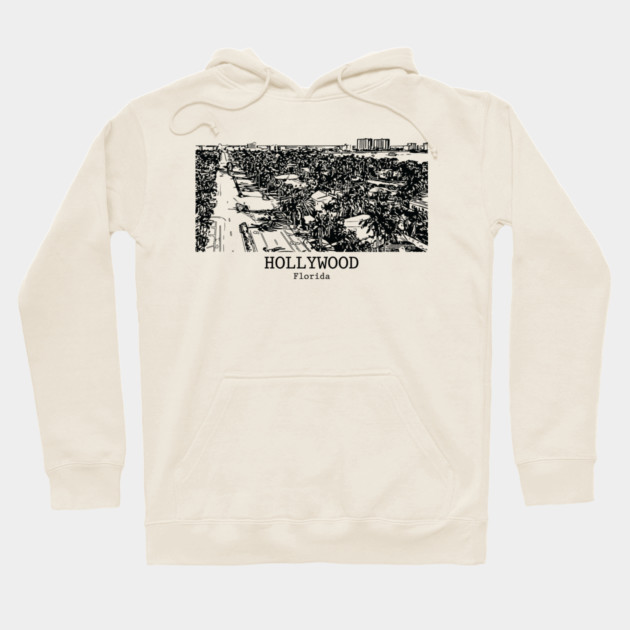 Hollywood – Florida Hoodie by Lakeric