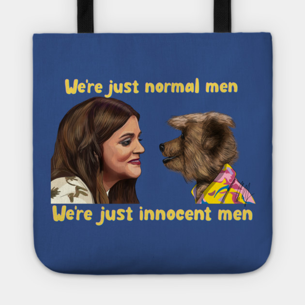 CBBC: We're Just Normal Men Tote by 51Deesigns