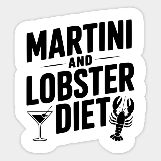 Martini and Lobster Diet Magnet by Frank Ring