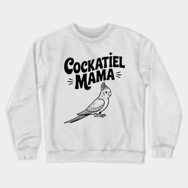 Cockatiel Mama Crewneck Sweatshirt by Frank Ring