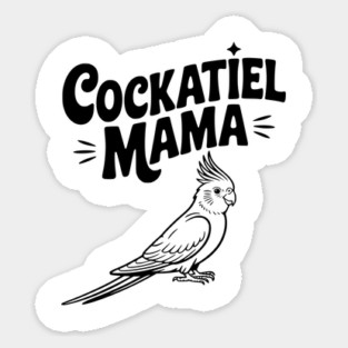 Cockatiel Mama Sticker