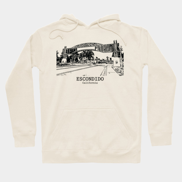 Escondido - California Hoodie by Lakeric
