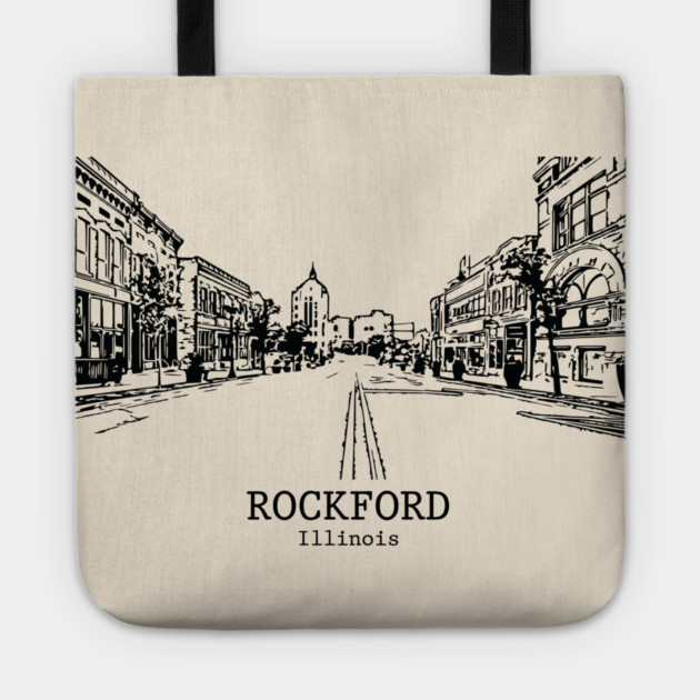 Rockford - Illinois Tote by Lakeric