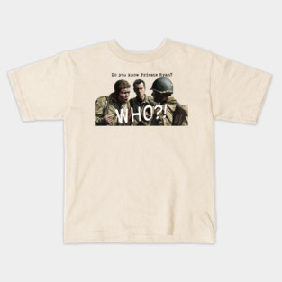 Saving Private Ryan: Private Ryan? WHO? Kids T-Shirt