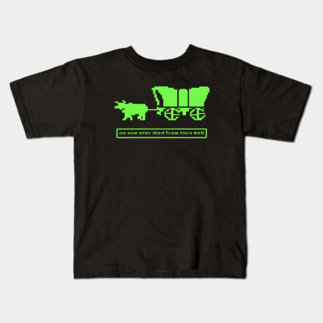 Taco Bell Dysentery Kids T-Shirt by StereoBacon