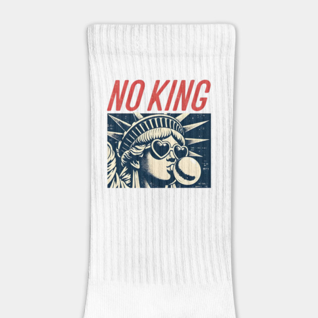 No King Freedom Pop Art Illustration with Retro Style by anas ouarid