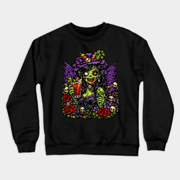 Blood Mary Fairy Crewneck Sweatshirt by H. R. Sinclair