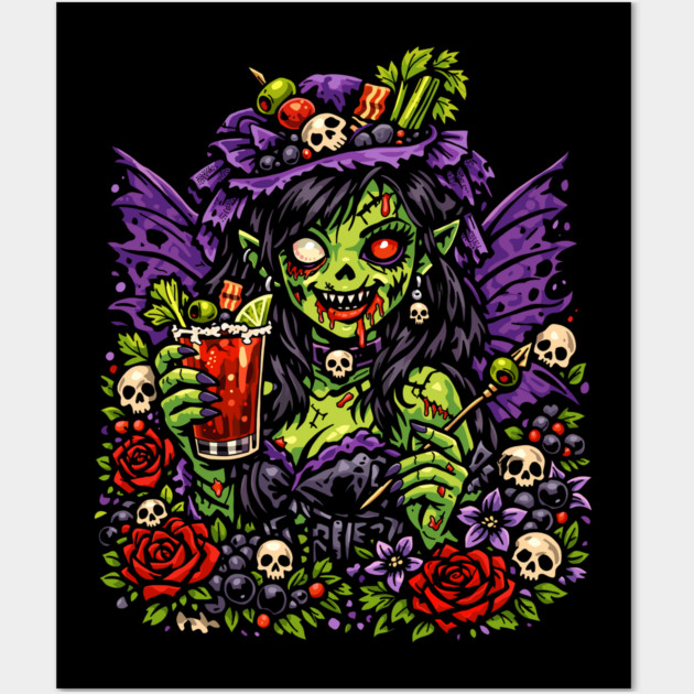 Blood Mary Fairy Wall Art by H. R. Sinclair