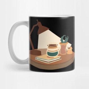 Vintage Reading Corner Coffee Mug