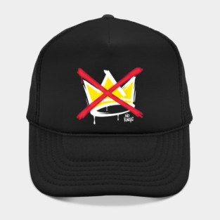 No King Crown Graphic – Anti Authority Street Art Design Hat