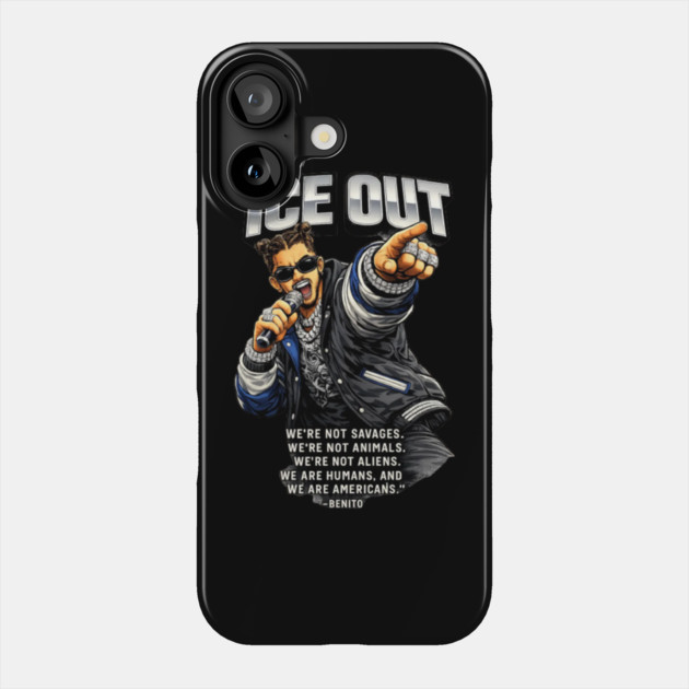 4 Ice Out Bad Bunny Protest Minneapolis Phone Case by Donald's Store 2