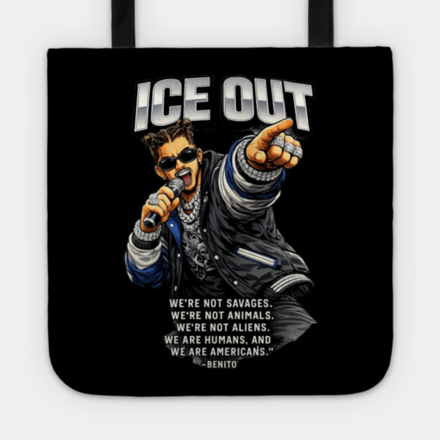 4 Ice Out Bad Bunny Protest Minneapolis Tote by Donald's Store 2