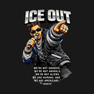 4 Ice Out Bad Bunny Protest Minneapolis T-Shirt