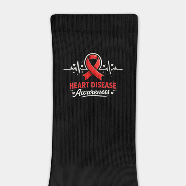 Heart Disease Awareness Heart Health Supporter Cardiovascular Warrior Advocate by ArtistTee ⭐⭐⭐⭐⭐
