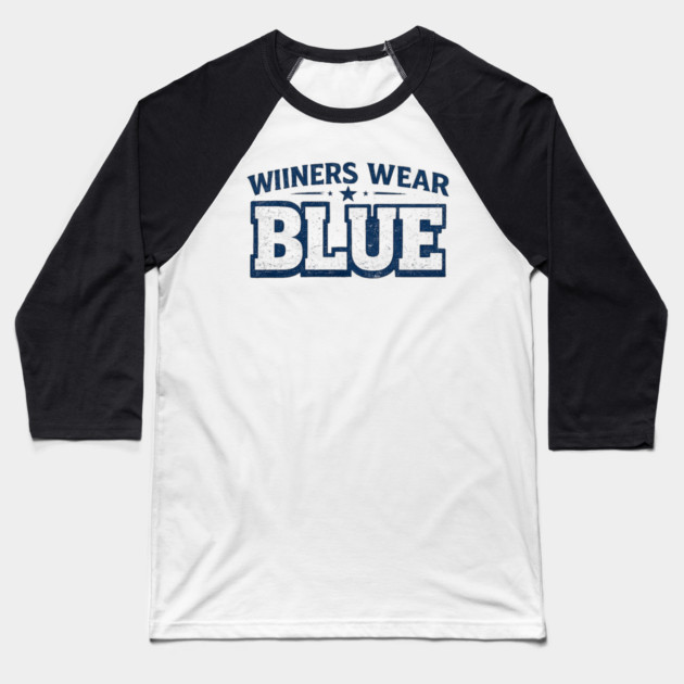 Wiiners Wear Blue Dachshund Dog Owner Pet Lover Humor Baseball T-Shirt by ArtistTee ⭐⭐⭐⭐⭐