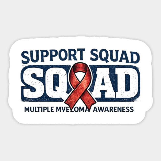 Support Squad Squad Multiple Myeloma Awareness Family Friends Fighter Support Magnet by ArtistTee ⭐⭐⭐⭐⭐