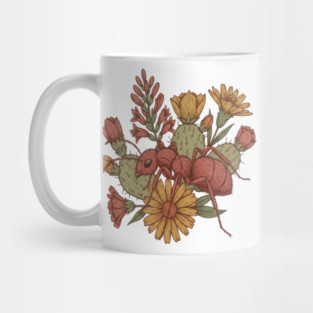 Vintage Desert Velvet Ant Art for Nature Lovers Mug