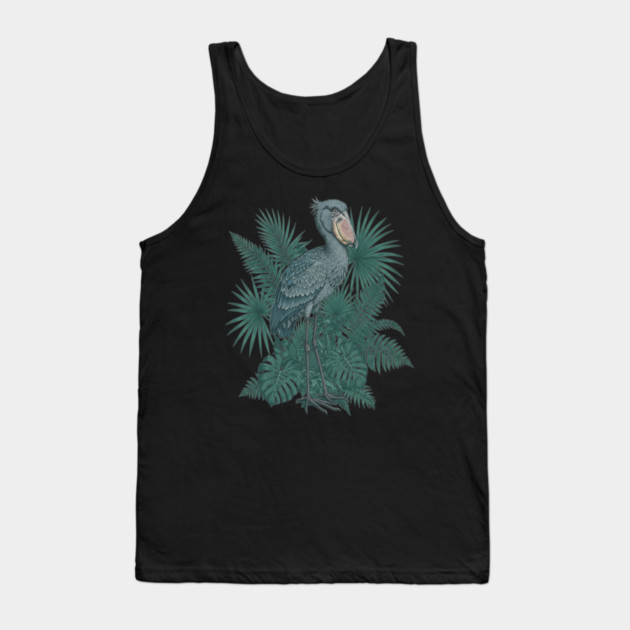 Vintage Shoebill Stork Art for Bird Lovers Tank Top by BirdsnStuff