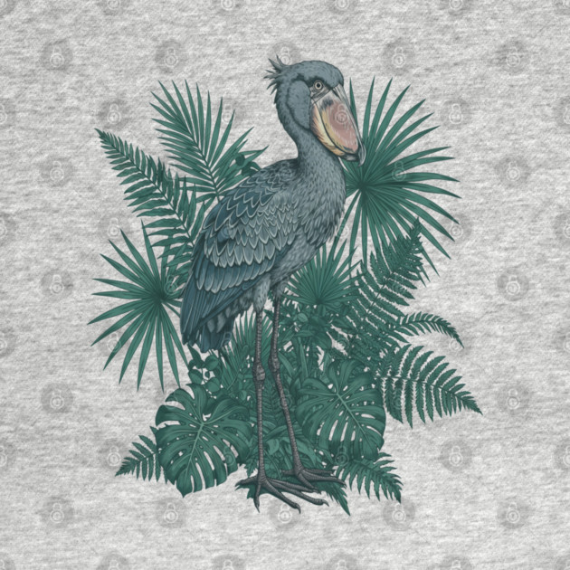 Vintage Shoebill Stork Art for Bird Lovers by BirdsnStuff