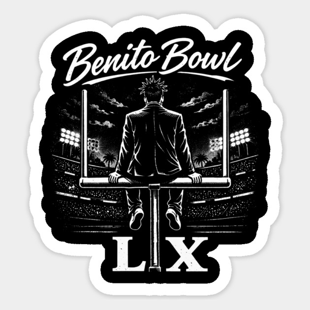 The Benito Bowl Show, Football Bowl Halftime Sticker by Donald's Store 2