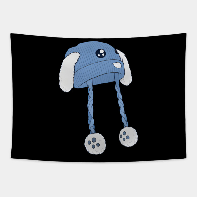 Blue bunny hat Chinga la Migra Tapestry by Donald's Store 2