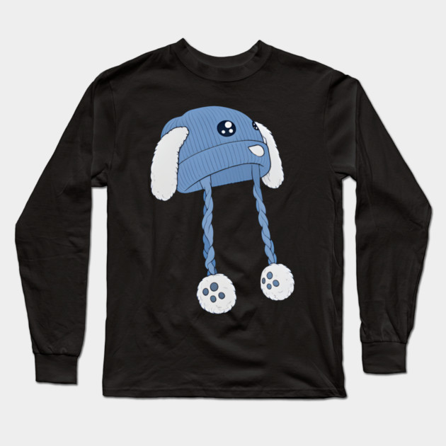 Blue bunny hat Chinga la Migra Long Sleeve T-Shirt by Donald's Store 2