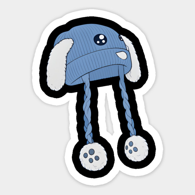 Blue bunny hat Chinga la Migra Magnet by Donald's Store 2