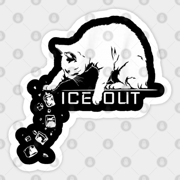Ice-out Sticker by dtr_art