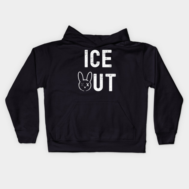 Bunny Ice Out Shirt Abolish Ice Kids Hoodie by Donald's Store 2