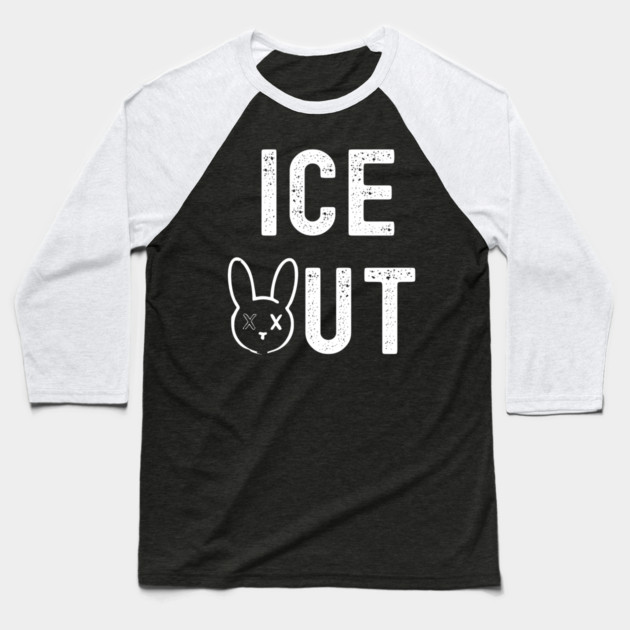 Bunny Ice Out Shirt Abolish Ice Baseball T-Shirt by Donald's Store 2