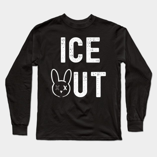 Bunny Ice Out Shirt Abolish Ice Long Sleeve T-Shirt by Donald's Store 2