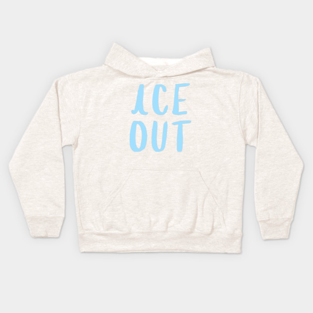 ice-out Kids Hoodie by Creatifly Graphic Tees