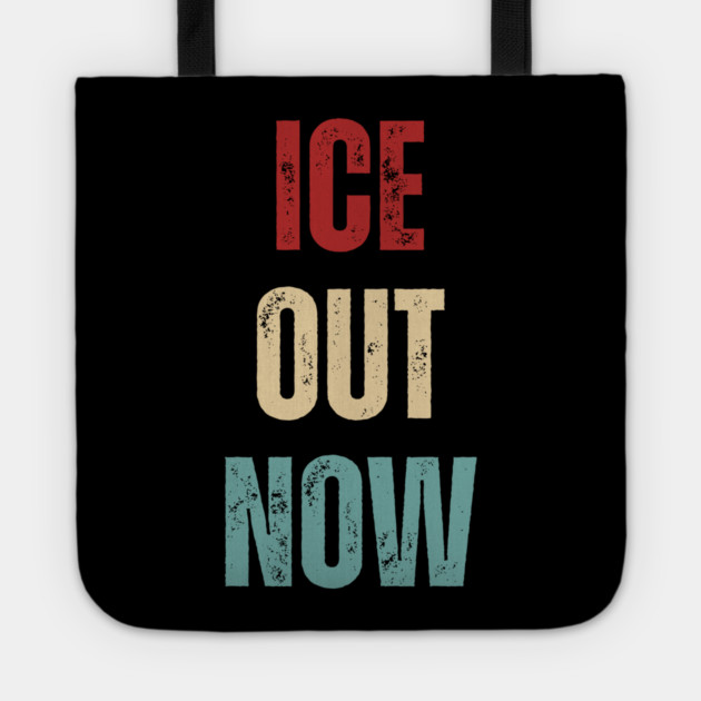 ice-out-now Tote by Creatifly Graphic Tees
