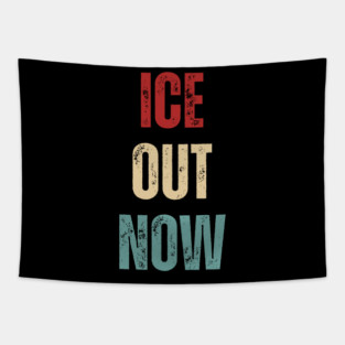 ice-out-now Tapestry