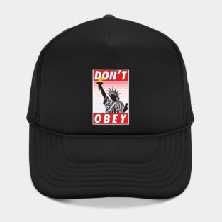 Don't Obey-Stressed Liberty Hat