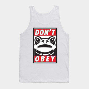 Don't Obey-Portland Frog Resistance Tank Top