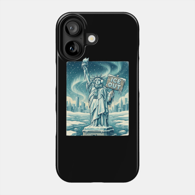 ice-out Phone Case by Creatifly Graphic Tees