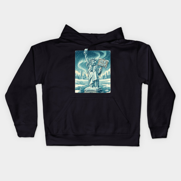 ice-out Kids Hoodie by Creatifly Graphic Tees