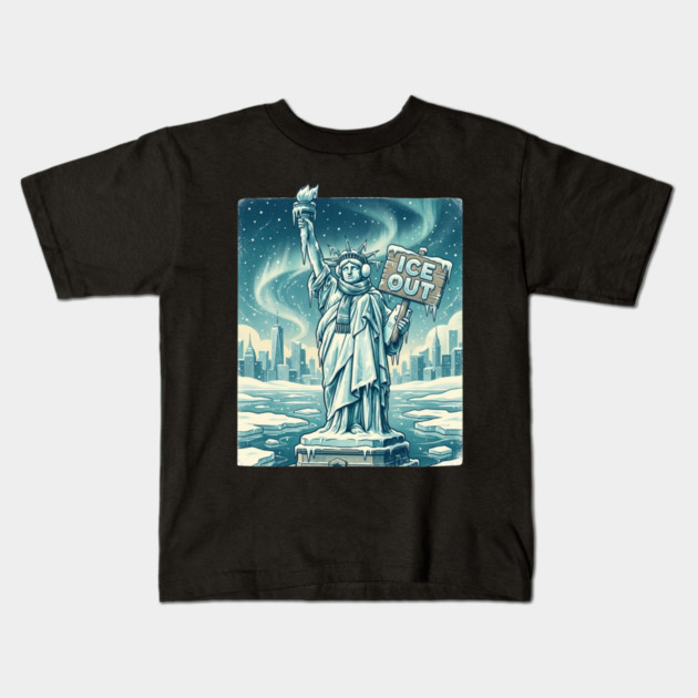 ice-out Kids T-Shirt by Creatifly Graphic Tees