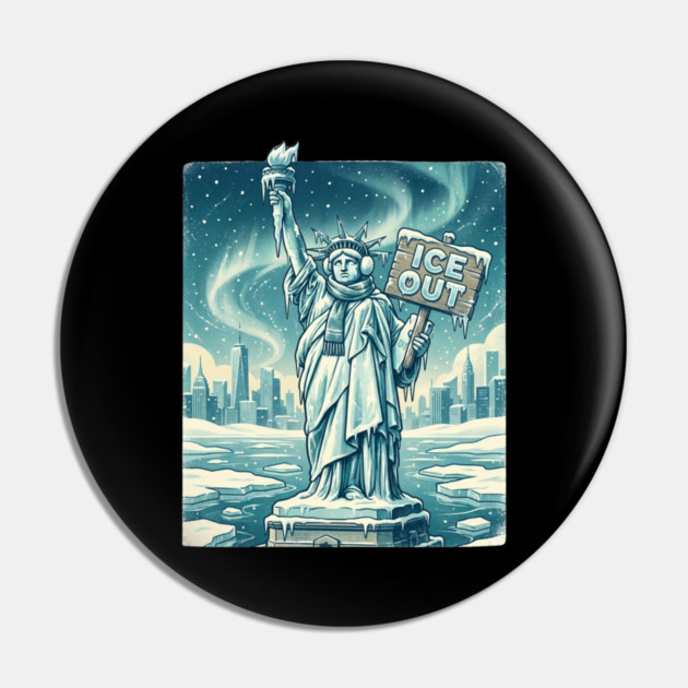 ice-out Pin by Creatifly Graphic Tees